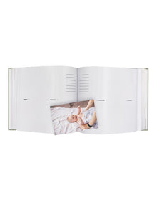 Plush Linen Photo Album 200 Photo Capacity in Sage