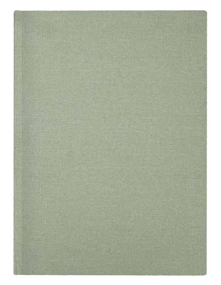 Plush Linen Photo Album 300 Photo Capacity in Sage
