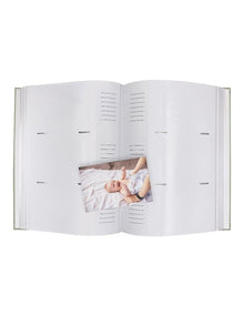 Plush Linen Photo Album 300 Photo Capacity in Sage