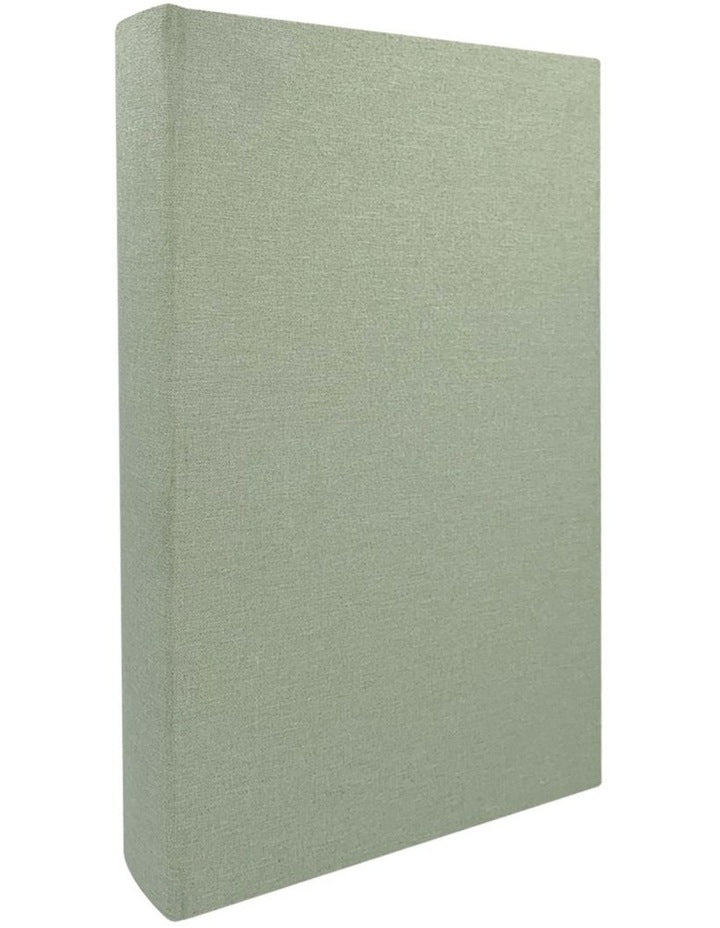 Plush Linen Photo Album 300 Photo Capacity in Sage
