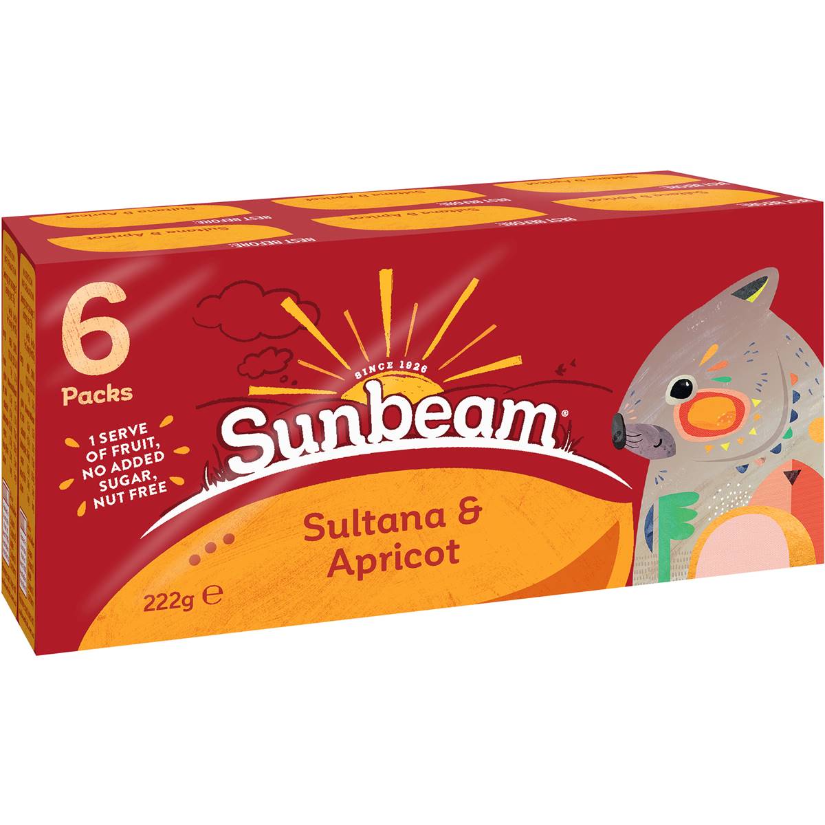Sunbeam Sultanas & Apricot 6 Pack