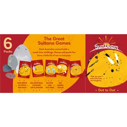 Sunbeam Sultanas & Apricot 6 Pack