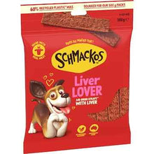 Schmackos Strapz With Liver Dog Treats 500g