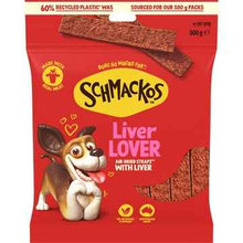 Schmackos Strapz With Liver Dog Treats 500g