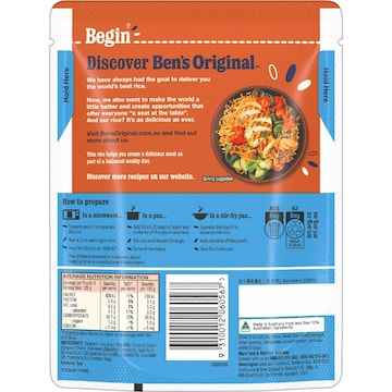 Ben's Original Lightly Flavour Coconut Microwave Rice Pouch 250g