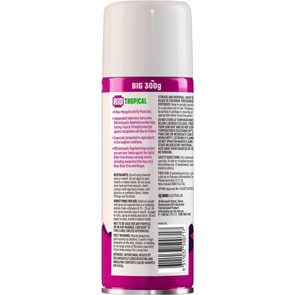 Rid Insect Repellent Tropical Strength Spray 300g