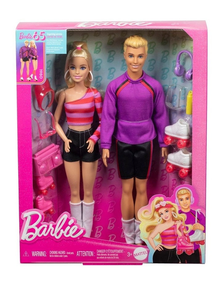 Fashionistas 65th Anniversary: Barbie & Ken Roller-Skating Fashion Dolls