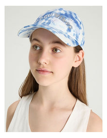 Good Vibes Tie Dye Cap in Blue