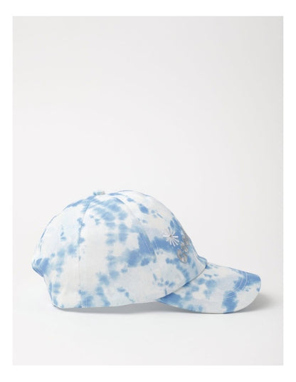 Good Vibes Tie Dye Cap in Blue