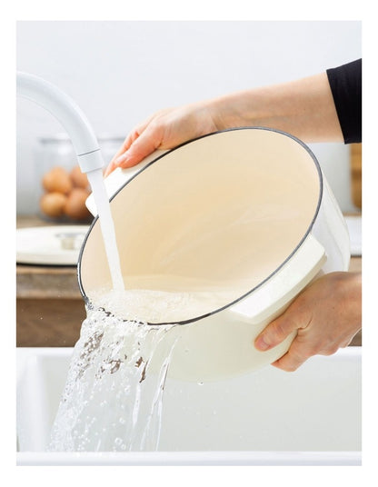 Covered Shallow Casserole 26cm 2,2L in Cream