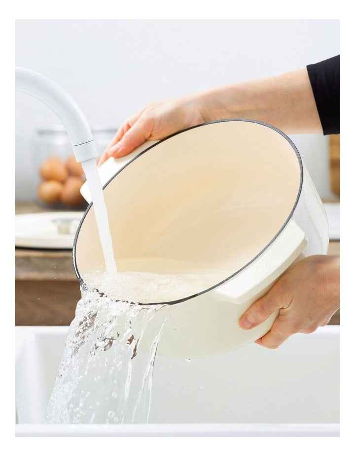 Covered Shallow Casserole 26cm 2,2L in Cream