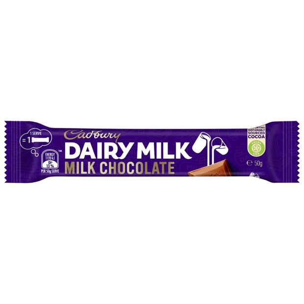 Cadbury Dairy Milk Chocolate Bar - 50g