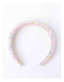 Rainbow Sequin Headband in Multi