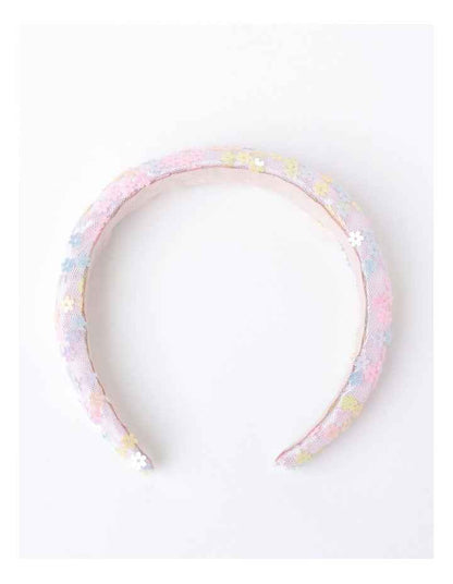 Rainbow Sequin Headband in Multi