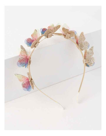 Butterfly Headband in Gold