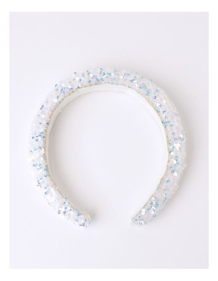 Iridescent Sequin Headband in Multi