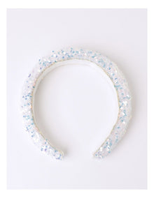 Iridescent Sequin Headband in Multi