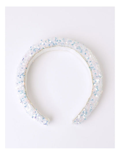 Iridescent Sequin Headband in Multi