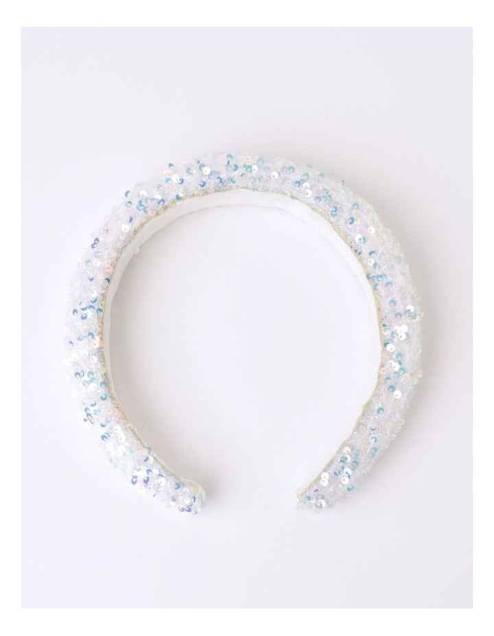 Iridescent Sequin Headband in Multi