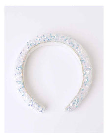 Iridescent Sequin Headband in Multi