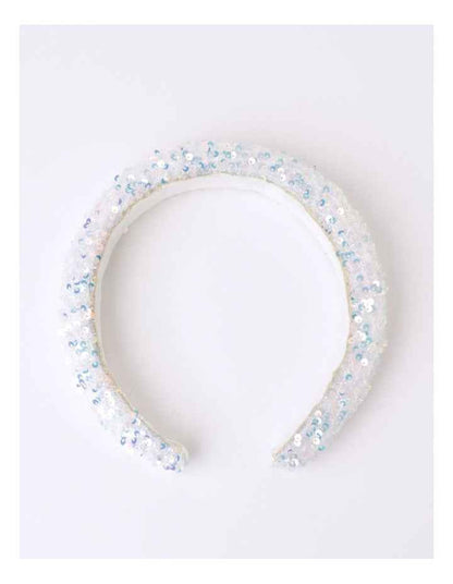 Iridescent Sequin Headband in Multi