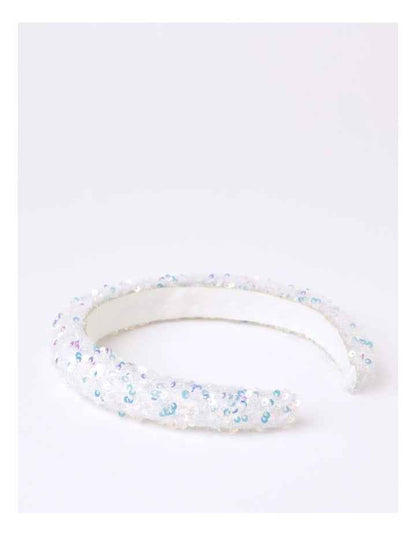 Iridescent Sequin Headband in Multi