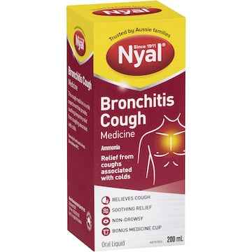 Nyal Cough Syrups Bronchitis Mix 200mL