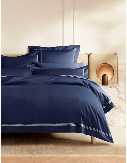 1200TC PALAIS LUX STANDARD PILLOWCASE PAIR IN MIDNIGHT
