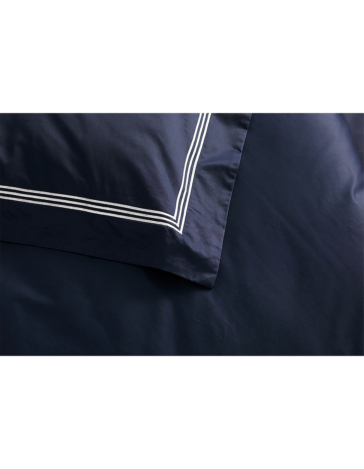 1200TC PALAIS LUX STANDARD PILLOWCASE PAIR IN MIDNIGHT