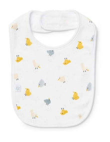 Bib 2 Pack in White/Grey