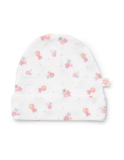 Beanie 2 Pack in White/Pink Stripe