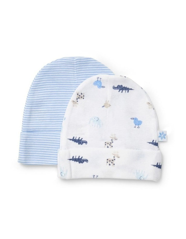 Beanie 2 Pack in Blue