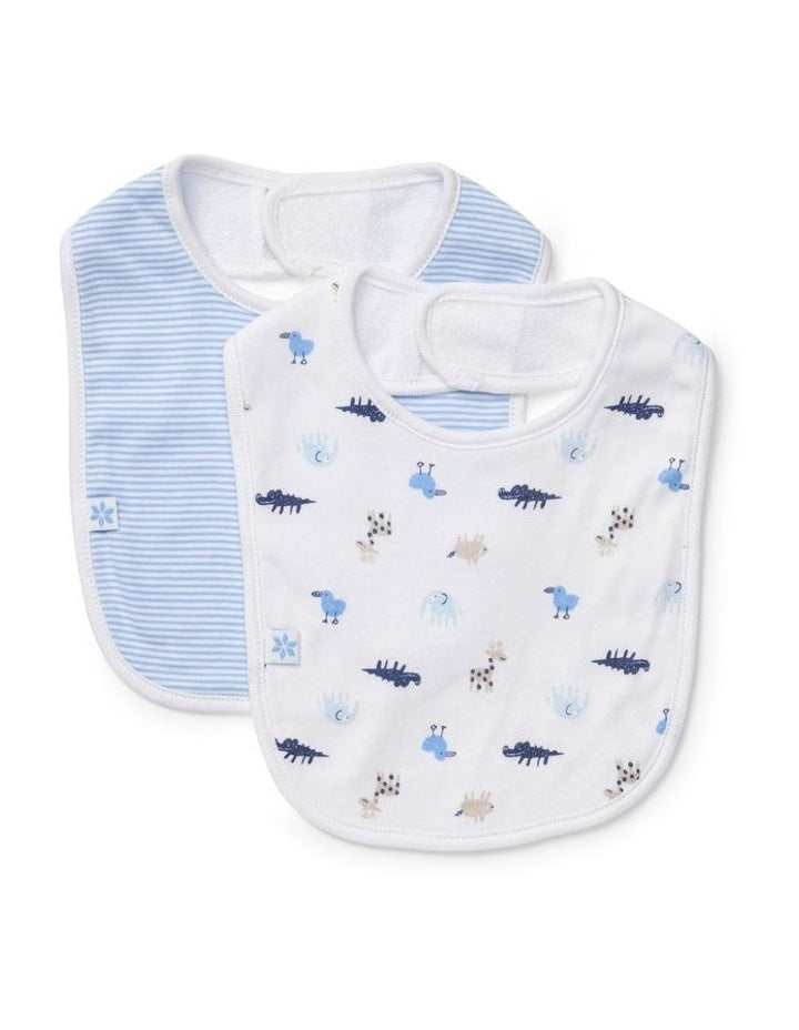 Bib 2 Pack in Blue