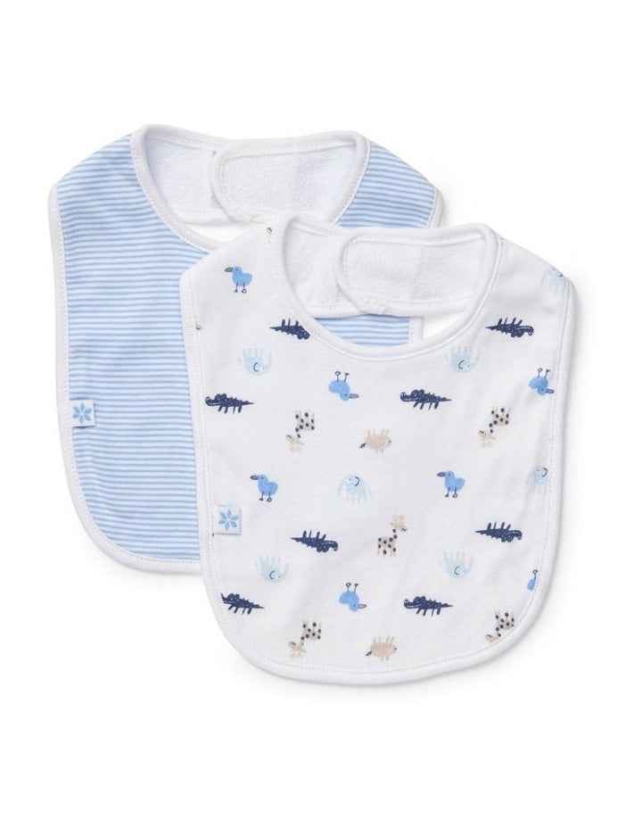 Bib 2 Pack in Blue