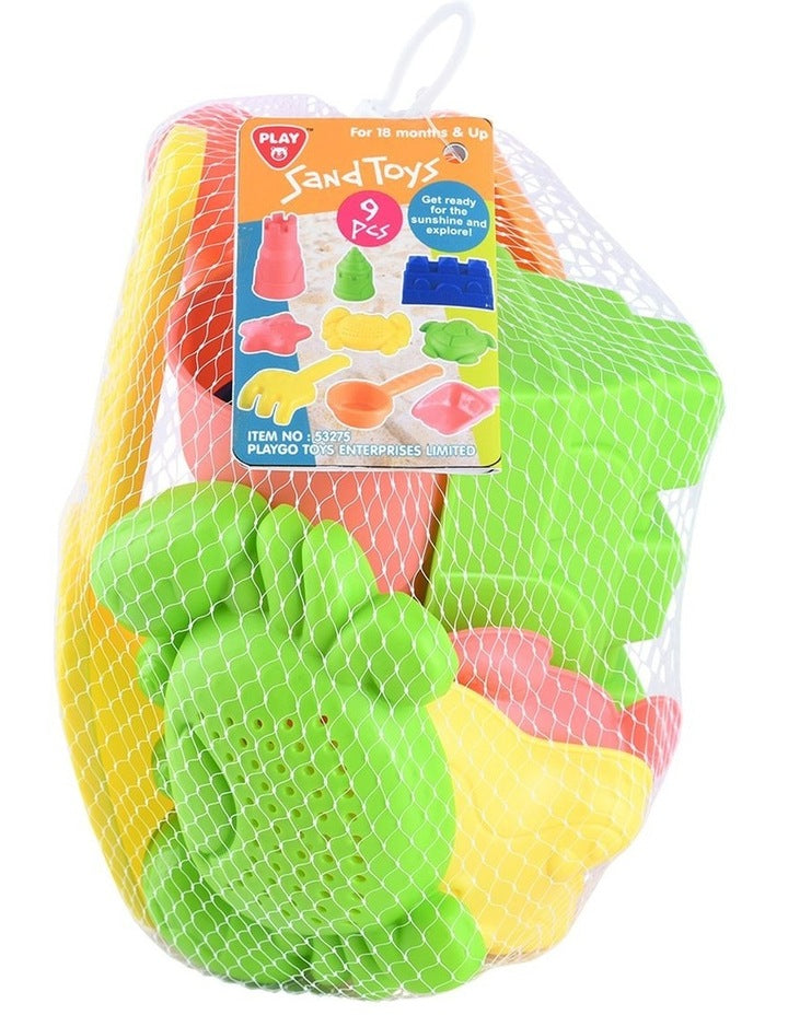Sand Play And Mould Set 9 Pieces