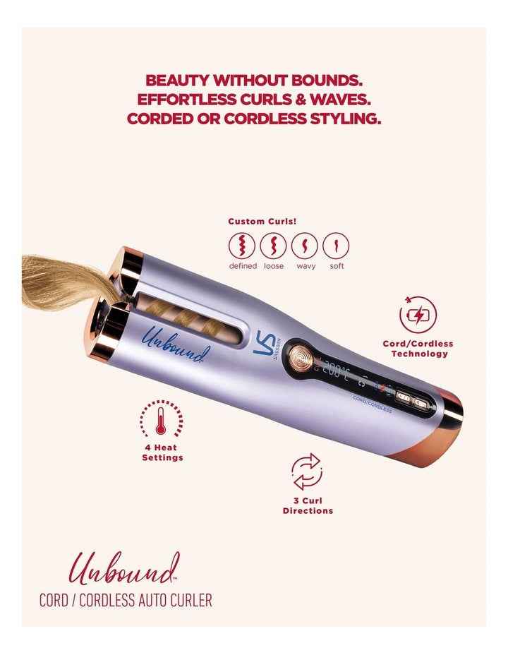 Unbound Cord and Cordless Curler VSC580A