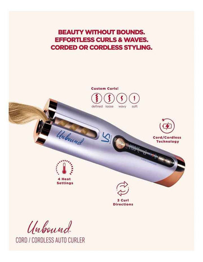 Unbound Cord and Cordless Curler VSC580A