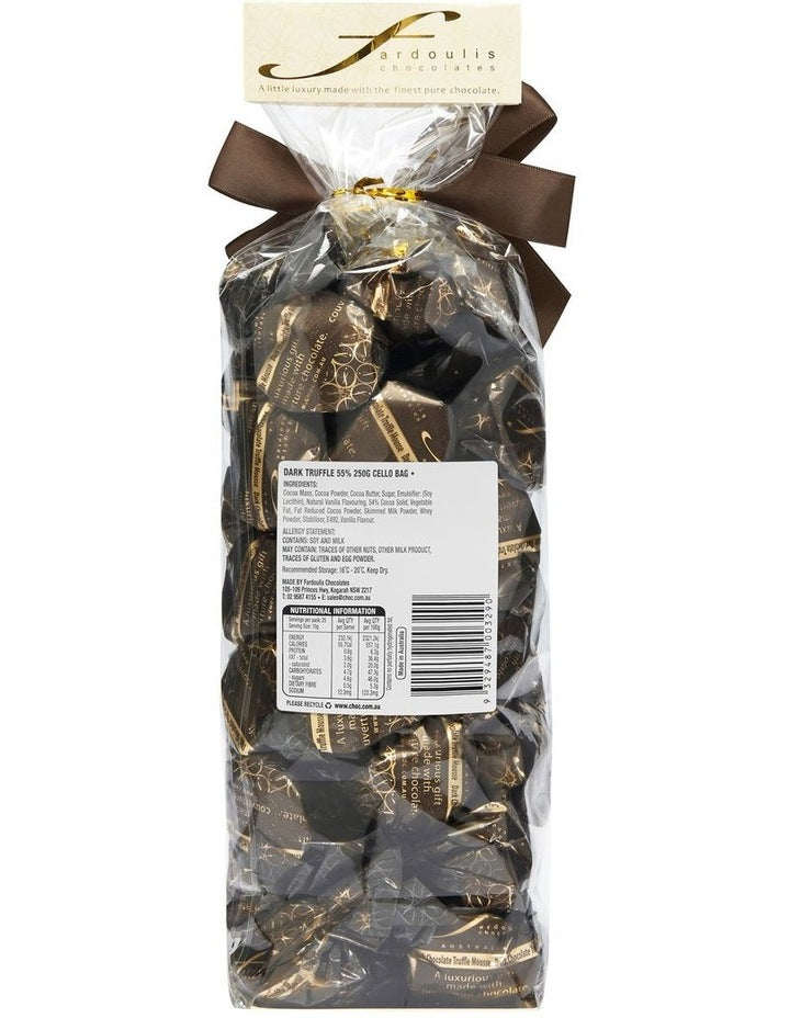 Plato Tall Dark Truffle Christmas Chocolate 250g