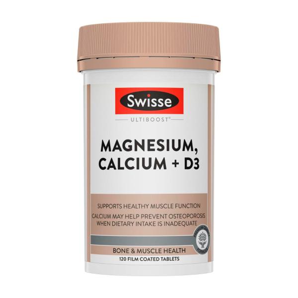 SWISSE ULTIBOOST MAGNESIUM CALCIUM + VITAMIN D3 TABLETS