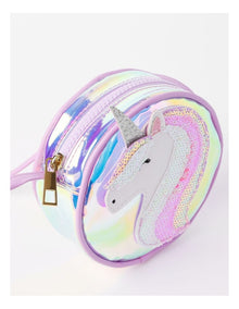 Iridescent Unicorn Crossbody Bag in Multi