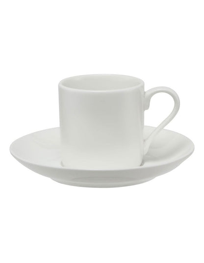White Basics Straight Demi Cup & Saucer 100ml