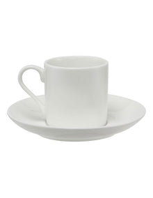 White Basics Straight Demi Cup & Saucer 100ml
