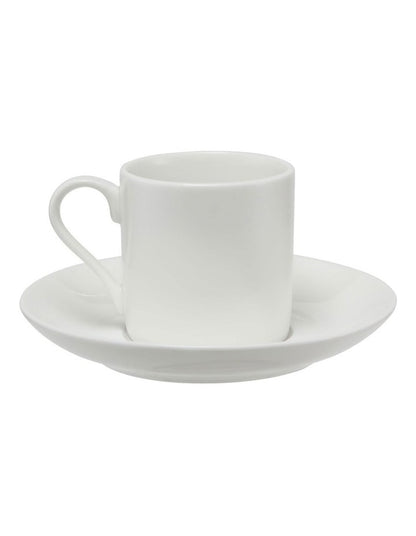 White Basics Straight Demi Cup & Saucer 100ml