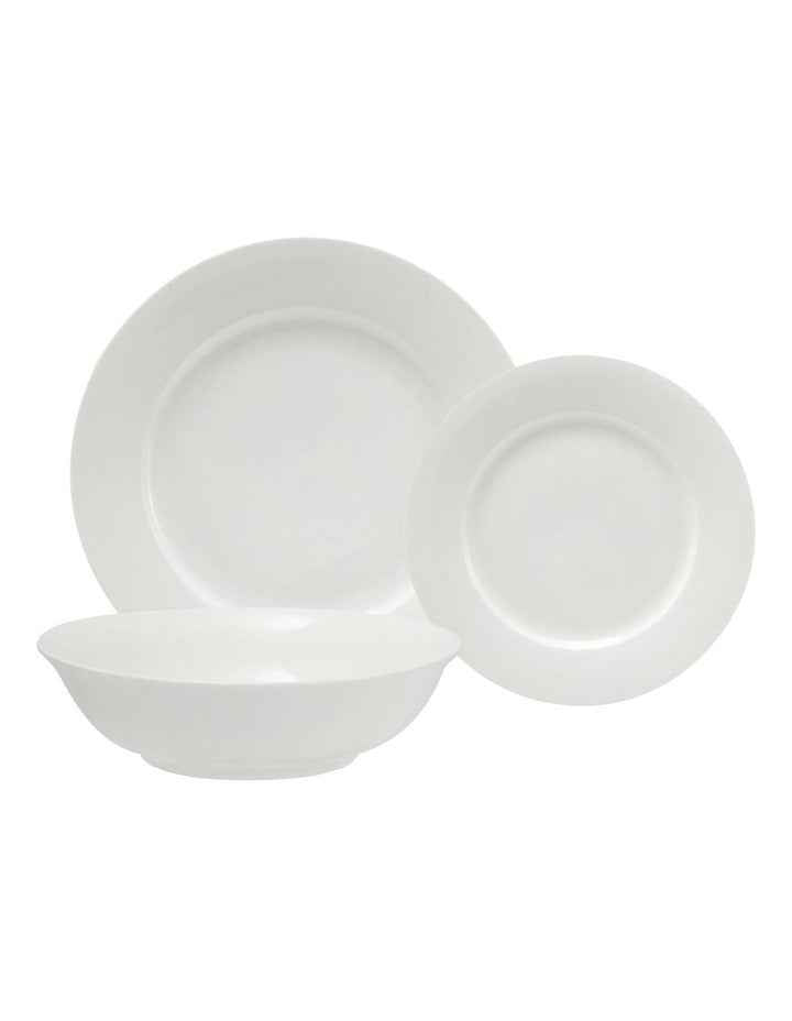 White Basics European Rim Dinner Set 12 Piece Gift Boxed