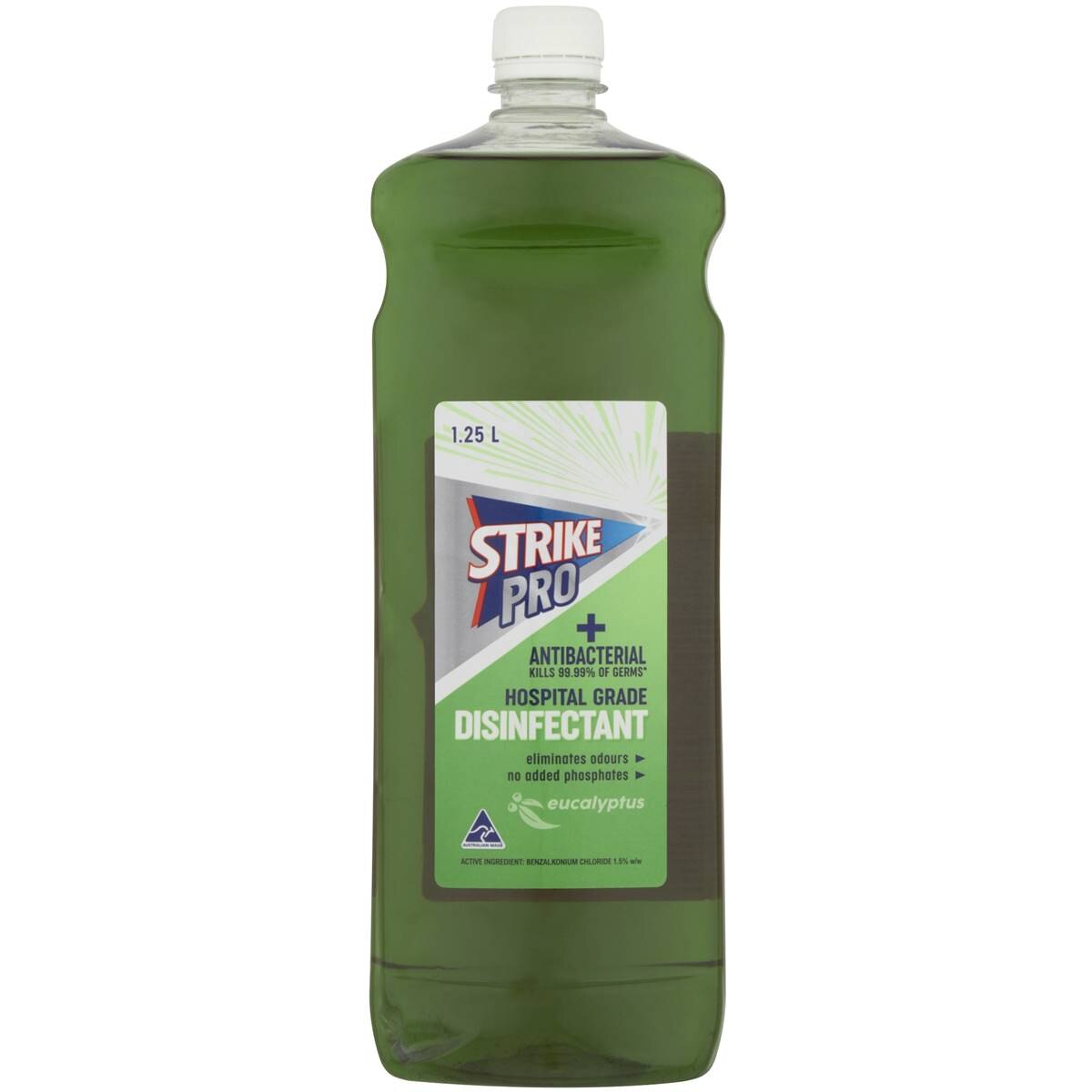 Strike Pro Disinfectant Eucalyptus Hospital Grade 1.25l