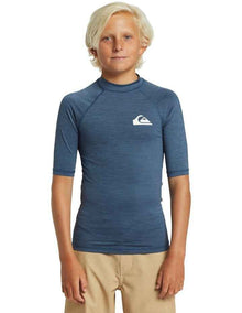 Everyday UPF50 Short Sleeve Youth Surf Tee in Vintage Indigo Heath