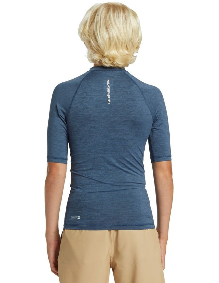 Everyday UPF50 Short Sleeve Youth Surf Tee in Vintage Indigo Heath