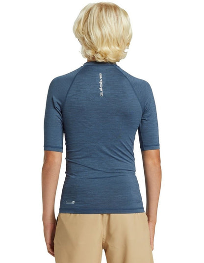 Everyday UPF50 Short Sleeve Youth Surf Tee in Vintage Indigo Heath