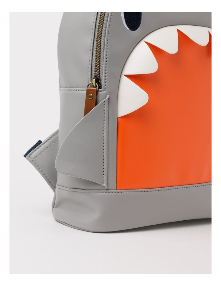 Shark Backpack in Grey