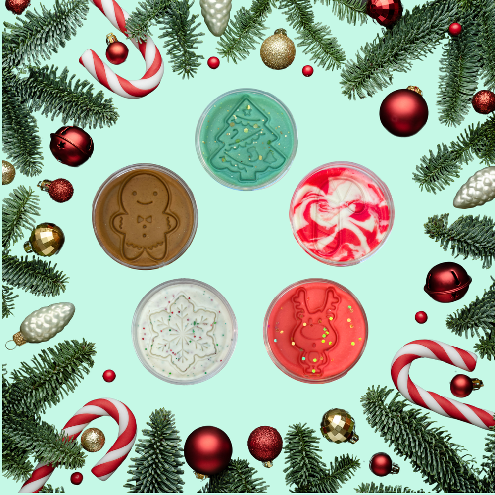 Wild Dough Playdough - Christmas Tree Playdough Christmas Range